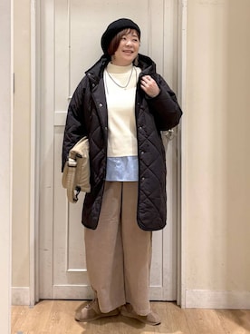 「studio CLIP（スタディオクリップ）のアイテム」を使った、さかもってぃさん（レディース・163cm）の冬コーディネート