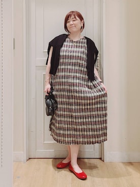 「アイテム（ワンピース/ドレス）」を使った、さかもってぃさん（レディース・164cm・40代）の夏コーディネート