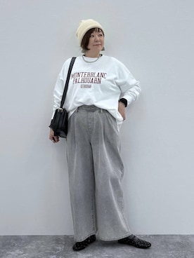 「アイテム（パンプス）」を使った、さかもってぃさん（レディース・163cm・40代）の秋コーディネート