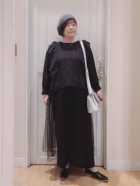 さかもってぃさん（レディース・164cm）の秋コーディネート