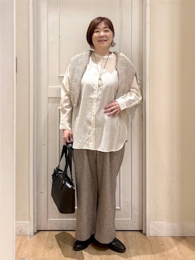 さかもってぃさん(レディース・163cm)の春コーディネート