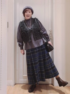 さかもってぃさん（レディース・164cm）の秋コーディネート