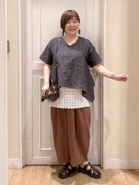 さかもってぃさん(レディース・163cm)の夏コーディネート