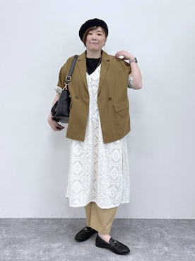 さかもってぃさん（レディース・163cm）の春コーディネート