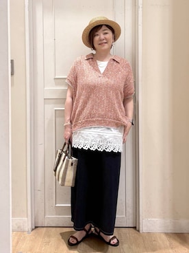 さかもってぃさん(レディース・163cm)の春コーディネート