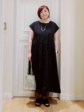 「アイテム（ワンピース/ドレス）」を使った、さかもってぃさん（レディース・164cm・40代）の春コーディネート