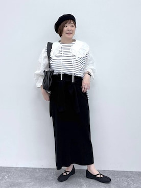 さかもってぃさん（レディース・163cm）の春コーディネート