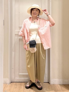 さかもってぃさん(レディース・163cm)の春コーディネート