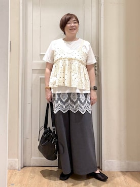さかもってぃさん(レディース・163cm)の夏コーディネート