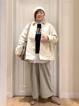 「studio CLIP（スタディオクリップ）のアイテム」を使った、さかもってぃさん（レディース・163cm）の冬コーディネート