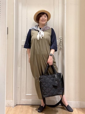 「アイテム（パンプス）」を使った、さかもってぃさん（レディース・163cm・40代）の夏コーディネート