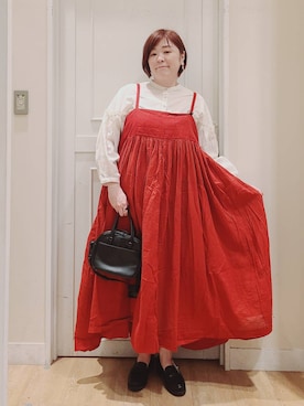 「アイテム（ワンピース/ドレス）」を使った、さかもってぃさん（レディース・164cm・40代）の夏コーディネート