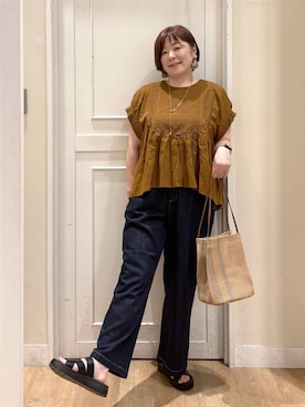 さかもってぃさん（レディース・163cm）の夏コーディネート