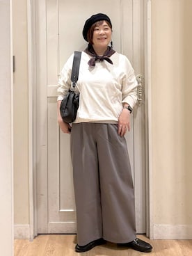 さかもってぃさん（レディース・163cm）の春コーディネート