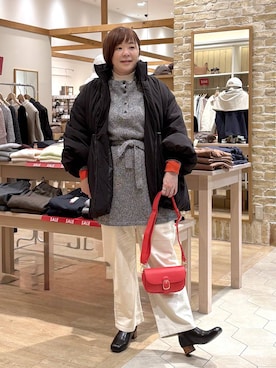 さかもってぃさん(レディース・163cm)の冬コーディネート