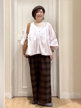 さかもってぃさん（レディース・163cm）の秋コーディネート