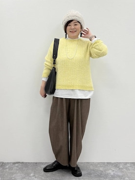 「アイテム（アクセサリー、その他）」を使った、さかもってぃさん（レディース・163cm）の冬コーディネート