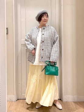 さかもってぃさん(レディース・163cm)の冬コーディネート