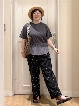 さかもってぃさん(レディース・163cm)の夏コーディネート