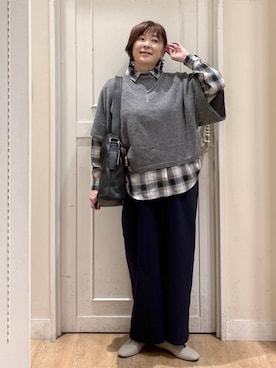 さかもってぃさん（レディース・163cm・40代）の秋コーディネート