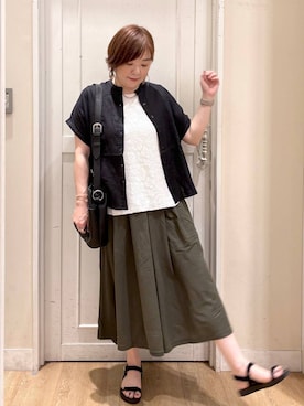 さかもってぃさん(レディース・163cm)の夏コーディネート