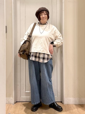 さかもってぃさん（レディース・163cm）の冬コーディネート