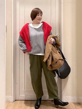 さかもってぃさん（レディース・163cm）の冬コーディネート