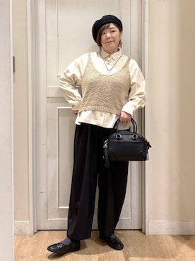 さかもってぃさん（レディース・163cm）の冬コーディネート