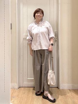 さかもってぃさん(レディース・163cm)の夏コーディネート
