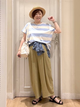 さかもってぃさん(レディース・163cm)の夏コーディネート