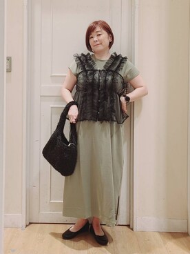 「アイテム（ワンピース/ドレス）」を使った、さかもってぃさん（レディース・164cm・40代）の夏コーディネート