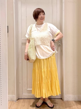 さかもってぃさん(レディース・163cm)の夏コーディネート