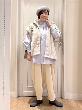 「アイテム（アクセサリー、その他）」を使った、さかもってぃさん（レディース・163cm）の冬コーディネート