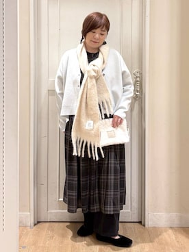 「アイテム（ワンピース/ドレス）」を使った、さかもってぃさん（レディース・163cm・40代）の秋コーディネート