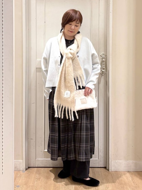 セール】《natural by clip》TRWチェック前開きワンピース[プチサイズ