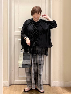 さかもってぃさん(レディース・163cm)の夏コーディネート