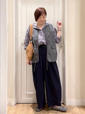 さかもってぃさん（レディース・163cm・40代）の秋コーディネート