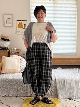 さかもってぃさん(レディース・163cm)の春コーディネート