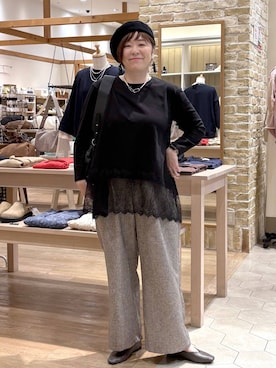 さかもってぃさん（レディース・163cm）の春コーディネート