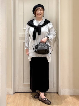 さかもってぃさん（レディース・163cm）の春コーディネート