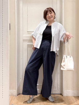 「アイテム（パンプス）」を使った、さかもってぃさん（レディース・163cm・40代）の夏コーディネート