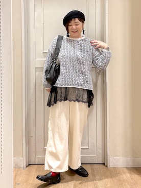 さかもってぃさん（レディース・163cm）の春コーディネート