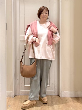 「studio CLIP（スタディオクリップ）のアイテム」を使った、さかもってぃさん（レディース・163cm）の冬コーディネート