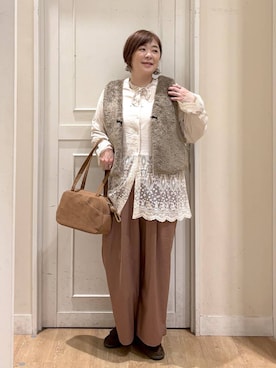 さかもってぃさん（レディース・163cm）の秋コーディネート