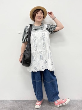 さかもってぃさん(レディース・163cm)の夏コーディネート