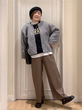 さかもってぃさん（レディース・163cm）の冬コーディネート