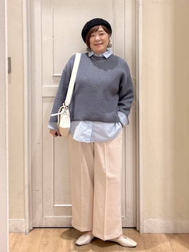 さかもってぃさん(レディース・163cm)の冬コーディネート