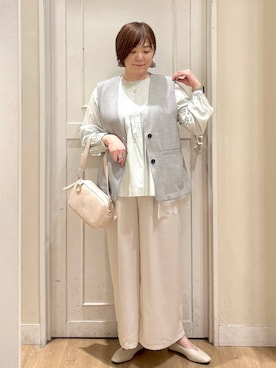 さかもってぃさん（レディース・163cm）の春コーディネート