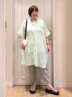 さかもってぃさん（レディース・163cm）の夏コーディネート