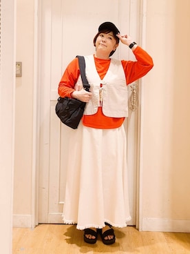 さかもってぃさん(レディース・164cm)の春コーディネート